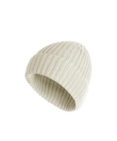 Malo Double Knit Stole In Luxury Cashmere In Daisy Yellow