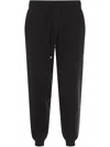 Malo Tapered Drawstring Track Pants In Black