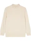Malo Roll-neck Long-sleeve Jumper In Neutrals