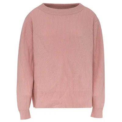 Malo Elegant Pink Cashmere Top For Women