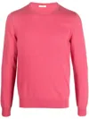 Malo Fine-knit Cashmere Jumper In Pink