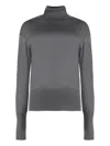 Malo Silk-cashmere Blend Pullover In Grey