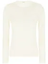 Malo Knitwear With Long Sleeves And Round Neck In Yellow