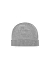 Malo Ribbed Cuff Soft Texture Hat In Gray