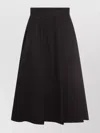 Malo Black Cotton Skirt