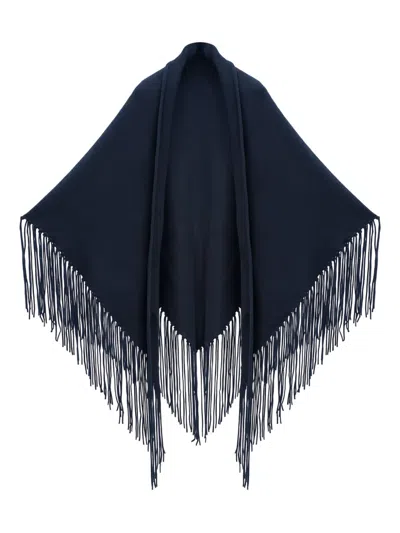 Malo Cashmere Cape In Black