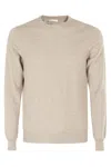 Malo Men's Crew Neck Sweater In Noce