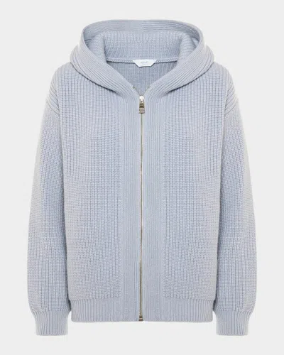 Malo Bomber Gemma In Luxury Cashmere In Gray