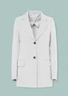 Malo Giacca In Canapa In White