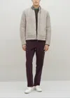 Malo Giacca In Shearling In Gray