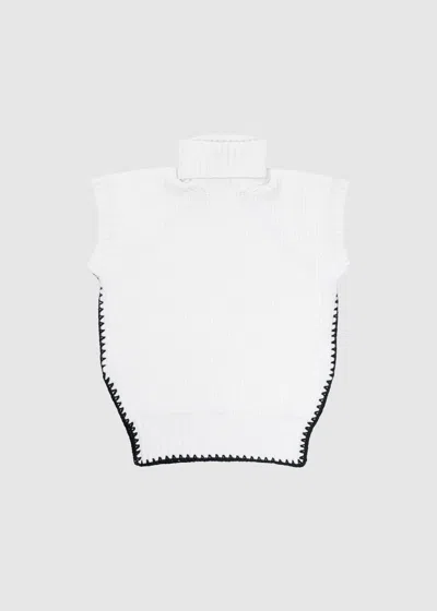 Malo Gilet In Cashmere Ricamato A Mano