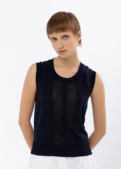 Malo Gilet In Cotone In Black