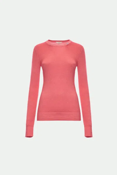 Malo Tavolozza Crewneck In Pink