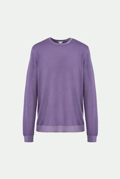 Malo Crew-neck Cashmere Sweater In Purple