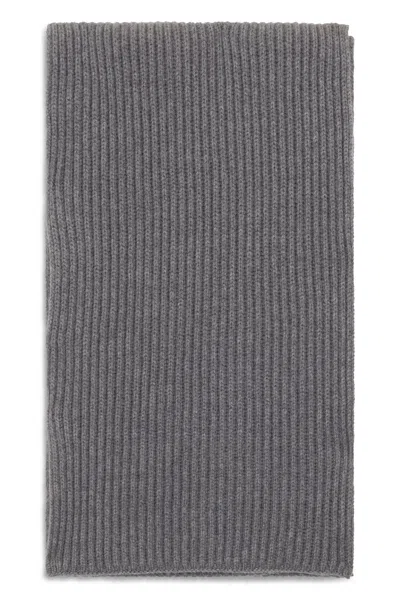 Malo Gray Melange Scarf, Comfortable, Warm And Versatile.