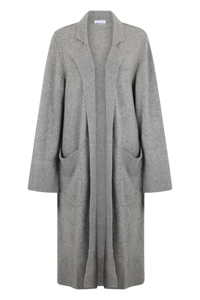 Malo Gray Soft Cardigan For A Casual And Refined Look.