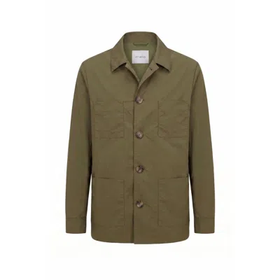 Malo Green Nylon Men Jacket