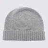 Malo Ribbed Cuff Soft Texture Hat In Gray