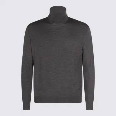 MALO GREY WOOL KNITWEAR