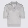 Malo Grey Wool Polo Shirt In Multicolor