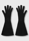 Malo Guanti In Cashmere In Black