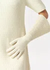 Malo Guanti In Cashmere In White