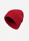 Malo Handmade Cashmere Beanie In Red