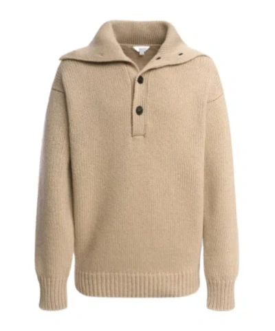 Malo High Neck In Camel In Neutral