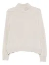 Malo High-neck Sweater In Neutral