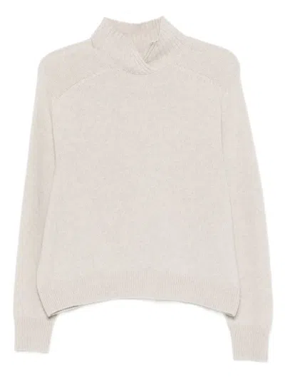 Malo High-neck Sweater In Neutral