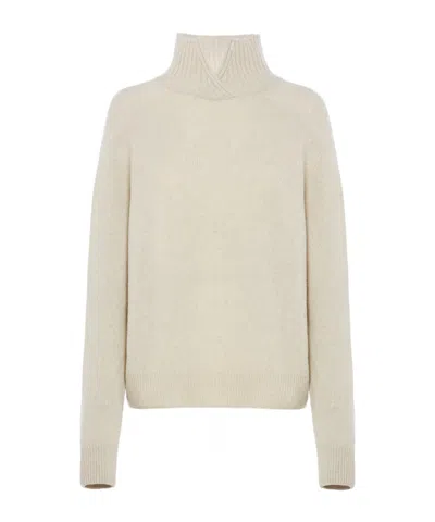 Malo High-neck Sweater In Neutral