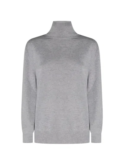 Malo High-neck Sweater In Gray