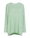 Malo I Prefer Woman Sweater Light Green Size L Cotton
