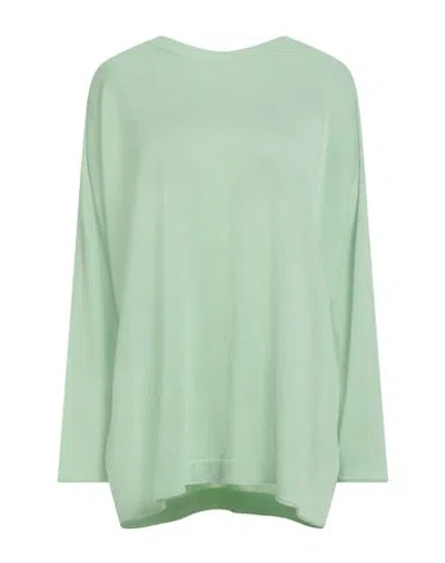 Malo I Prefer Woman Sweater Light Green Size L Cotton