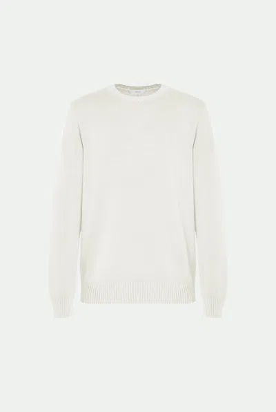 Malo Indian Cotton Crewneck In Animal Print