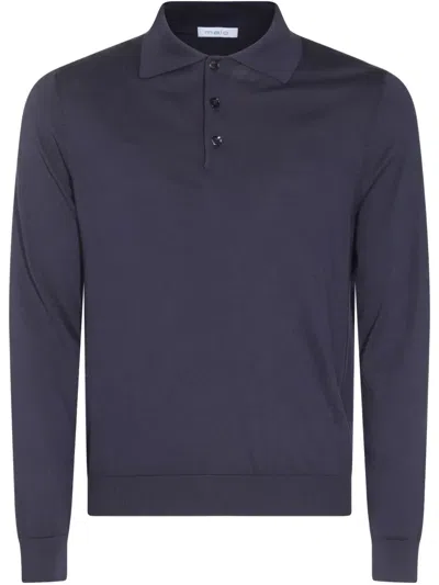 Malo Jersey Polo Shirt In Blue