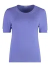 Malo Jersey T-shirt In Purple