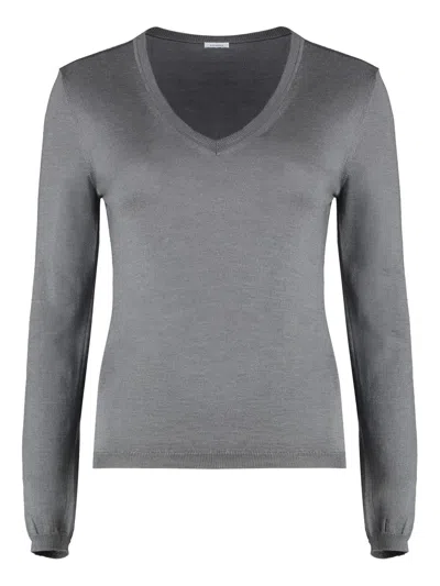 Malo Jersey Top In Grey
