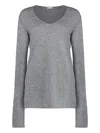 Malo Jersey Top In Grey