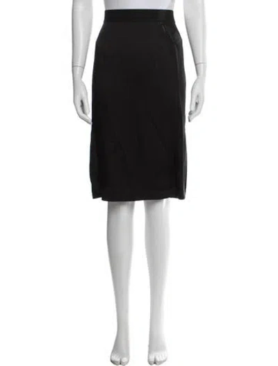 Pre-owned Malo Knee-length Skirt In Black