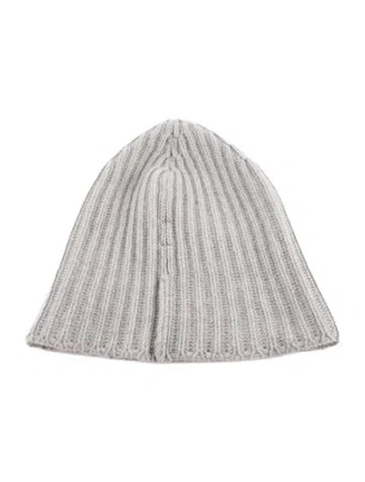 Pre-owned Malo Knit Cashmere Beanie In Grey