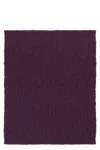Malo Knit Collar In Red-purple Or Grape