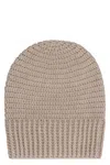 Malo Knitted Beanie In Sand