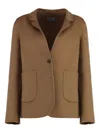Malo Cashmere Blazer In 褐色