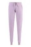 Malo Knitted Cashmere Track-pants In Lilac