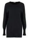 Shop Malo Knitted Jumper In Black