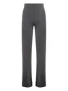 Malo Virgin Wool Trousers In Grey