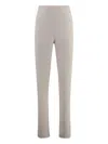 Malo Knitted Trousers In Neutrals