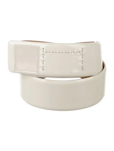 Pre-owned Malo Leather Belt In Yellow