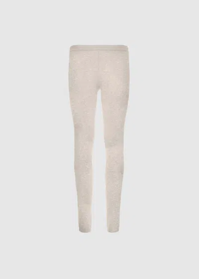 Malo Leggings In Cotone In Neutral